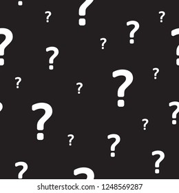 The Question Mark Seamless Pattern