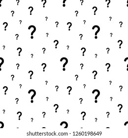 The Question Mark Seamless Pattern