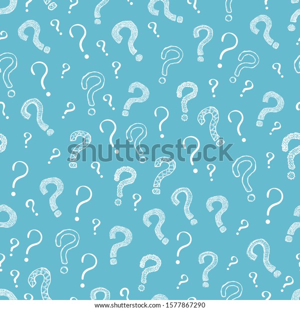 Question Mark Seamless\
Pattern Background