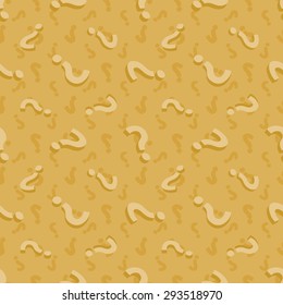 Question mark seamless pattern. The layout is fully editable