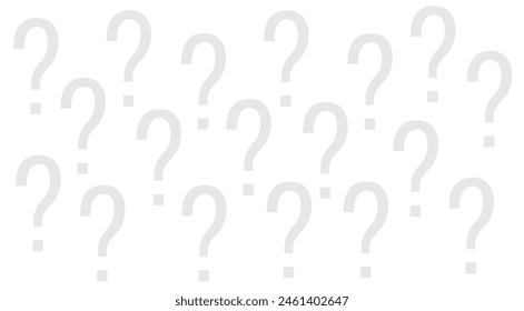 Question mark seamless pattern. Vector seamless pattern with question mark punctuation marks.