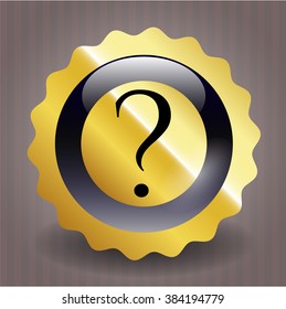 Question Mark shiny badge