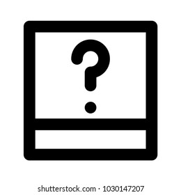 question mark sign