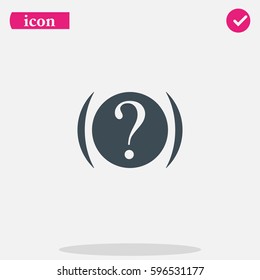Question mark sign.