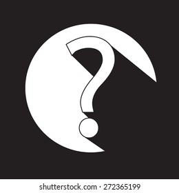 Question mark sign icon