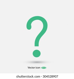 Question mark sign icon