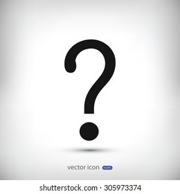 Question mark sign icon