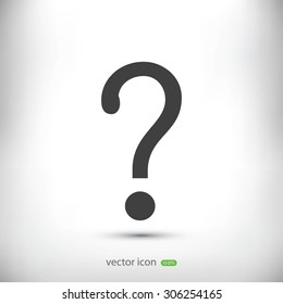 Question mark sign icon