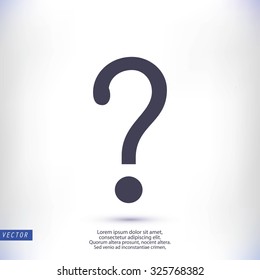 Question mark sign icon