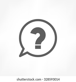 question mark sign icon