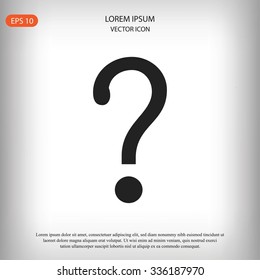 Question mark sign icon