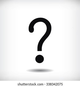Question mark sign icon