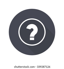 question mark sign icon