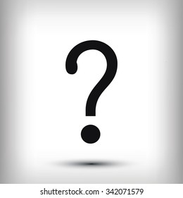 Question mark sign icon
