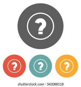 question mark sign icon