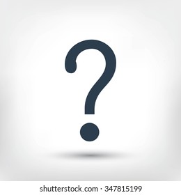 Question mark sign icon