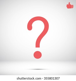 Question mark sign icon
