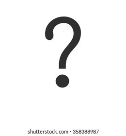 Question mark sign icon