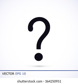 Question mark sign icon