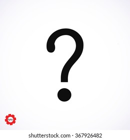 Question mark sign icon