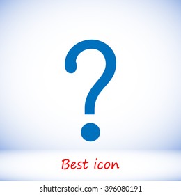Question mark sign icon
