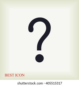 Question mark sign icon