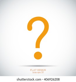Question mark sign icon