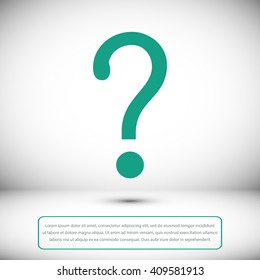 Question mark sign icon
