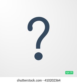Question mark sign icon