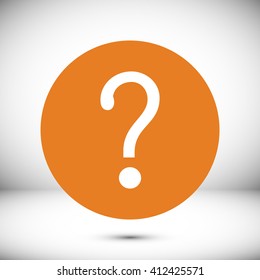Question mark sign icon