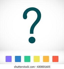 Question mark sign icon