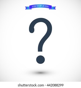 Question mark sign icon
