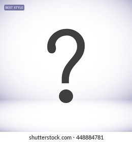 Question mark sign icon