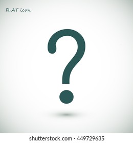 Question mark sign icon