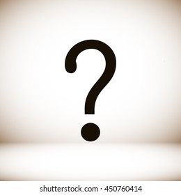 Question mark sign icon