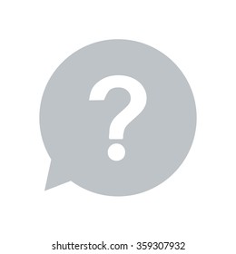 Question mark sign icon. Help symbol. FAQ sign. Flat design style. EPS 10.