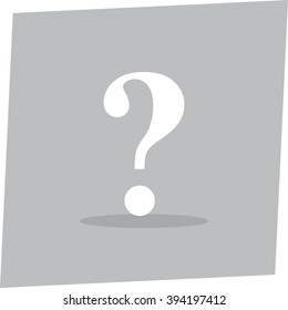 Question mark sign icon. Help symbol