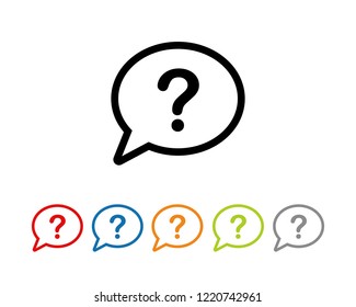 Question mark sign icon symbol vector