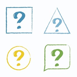 Question mark sign icon, vector illustration. Question Mark Icon - Vector, Sign and Symbol for Design, Presentation, Website or Apps Elements. Question mark sign icon.  Asking questions.  Vector