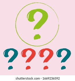 Question mark sign icon, vector illustration.  Help symbol.  Question mark sign icon.  Asking questions.  Vector