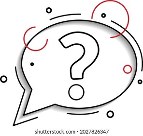 Question mark sign icon, vector illustration. Did you know FAQ button. Asking questions. Ask for help. Question mark stamp. Need information. Query.