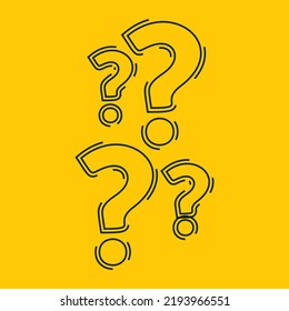 Question mark sign icon, vector illustration. Flat design style with long shadow. FAQ button. I am asking question. Ask for help. Question mark stamp. Need information. Query. vector. Texture abstract svg