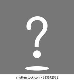 Question Mark Sign Icon, Vector Best Flat Icon, EPS