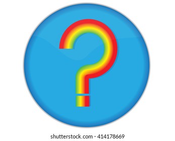  Question mark sign icon.Vector