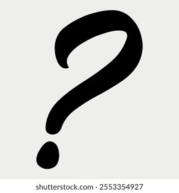 Question Mark sign isolated vector illustration