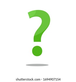 Question mark sign symbol. Vector illustration