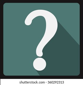 Question mark sign Vector  icon