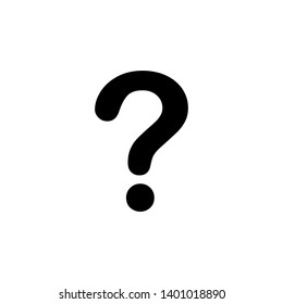 Question mark sign vector illustration.