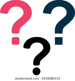 Question mark silhouette instant digital download eps