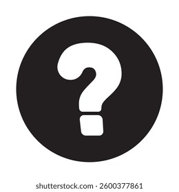 Question mark silhouette isolated on white background. Question mark icon vector illustration design. Variety Colorful Design.